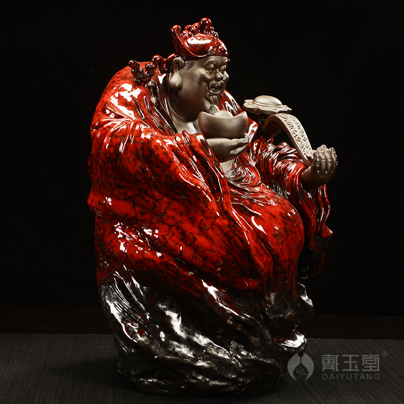 Ceramic production is pulled from the shelves 】 【 god of fortune of Buddha handicraft furnishing articles