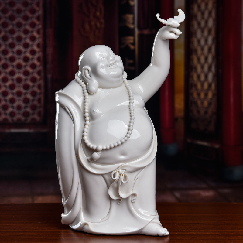 Yutang dai maitreya ceramics handicraft home sitting room desktop furnishing articles D26 white porcelain its collection - 45