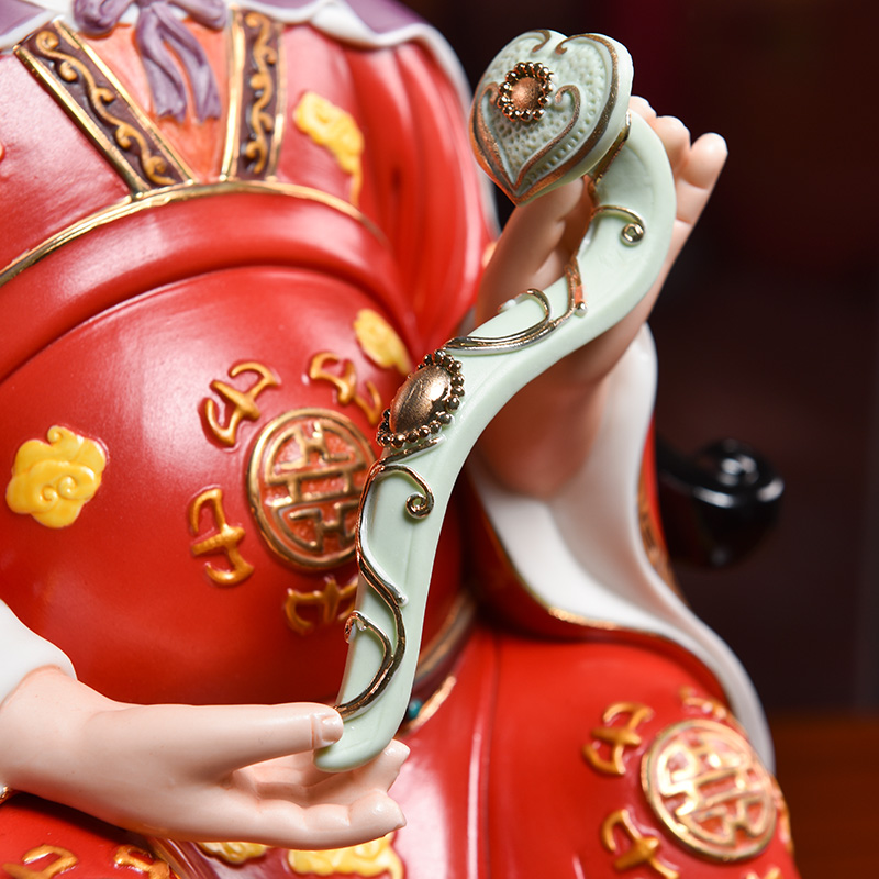Yutang dai ceramic statues of four families for our fairy three great grandfather hu hu too milk/D08-18