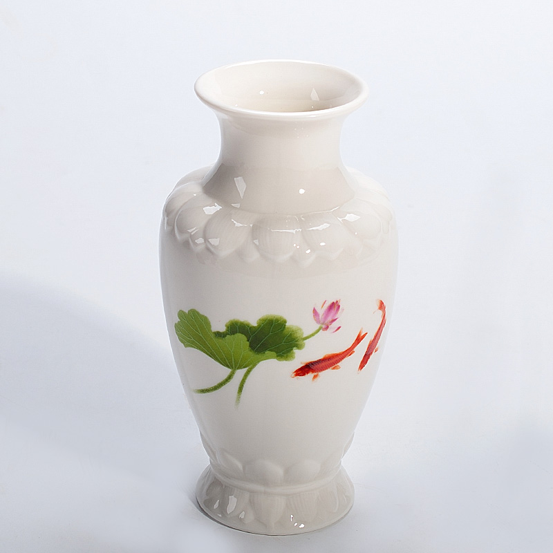 Yutang dai lotus Buddha incense inserted vase with buddhist worship supplies ceramic handicraft furnishing articles D17-16