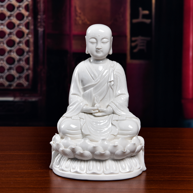 Yutang dai dehua ceramic zen characters consecrate Buddha earth treasure bodhisattva adornment that occupy the home furnishing articles/D12-42