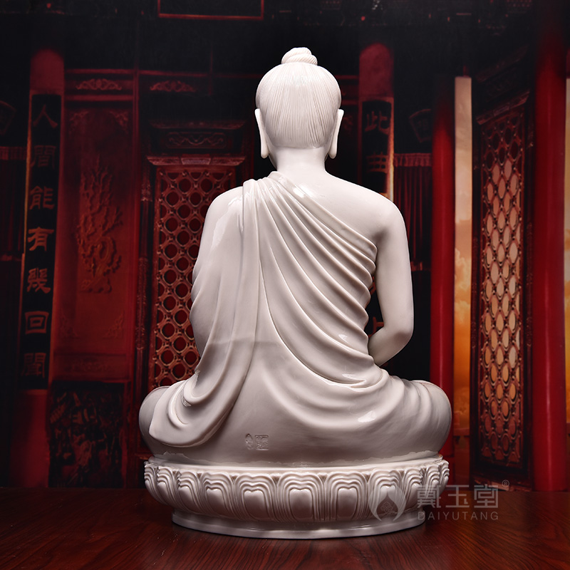 Yutang dai dehua white porcelain Zheng Jinxing amitabha Buddha master Nepal style home furnishing articles