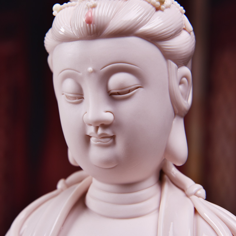 Yutang dai household dehua porcelain ceramic Buddha avalokiteshvara home furnishing articles wulian free goddess of mercy