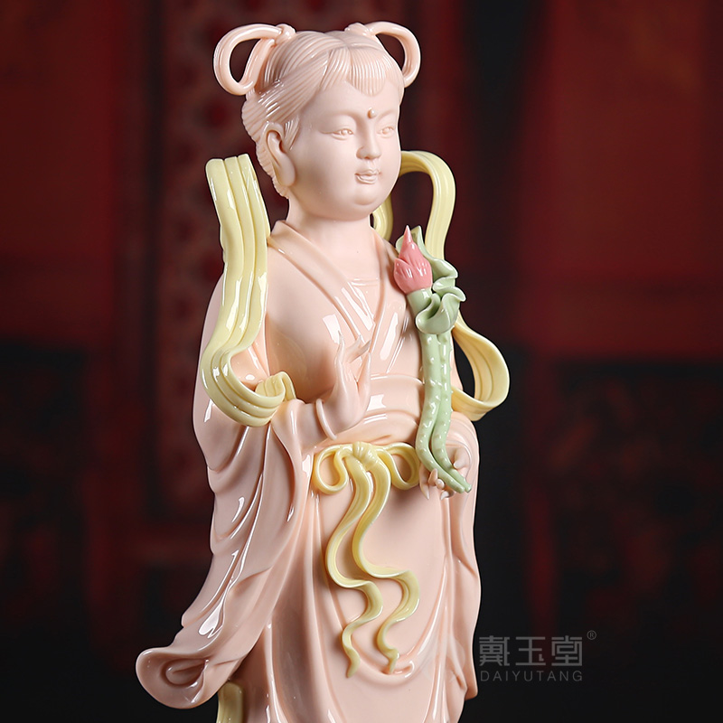 Yutang dai good fortune TongZiLong getting Jennifer, pottery and porcelain guanyin bodhisattva as Buddha worship that occupy the home furnishing articles