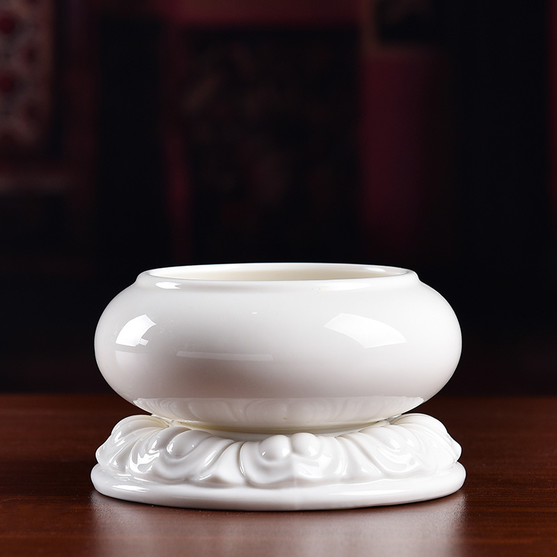 Yutang dai ceramic porcelain household indoor Buddha with supplies furnishing articles of Chinese style conjoined censer large sweet fume furnace pot type