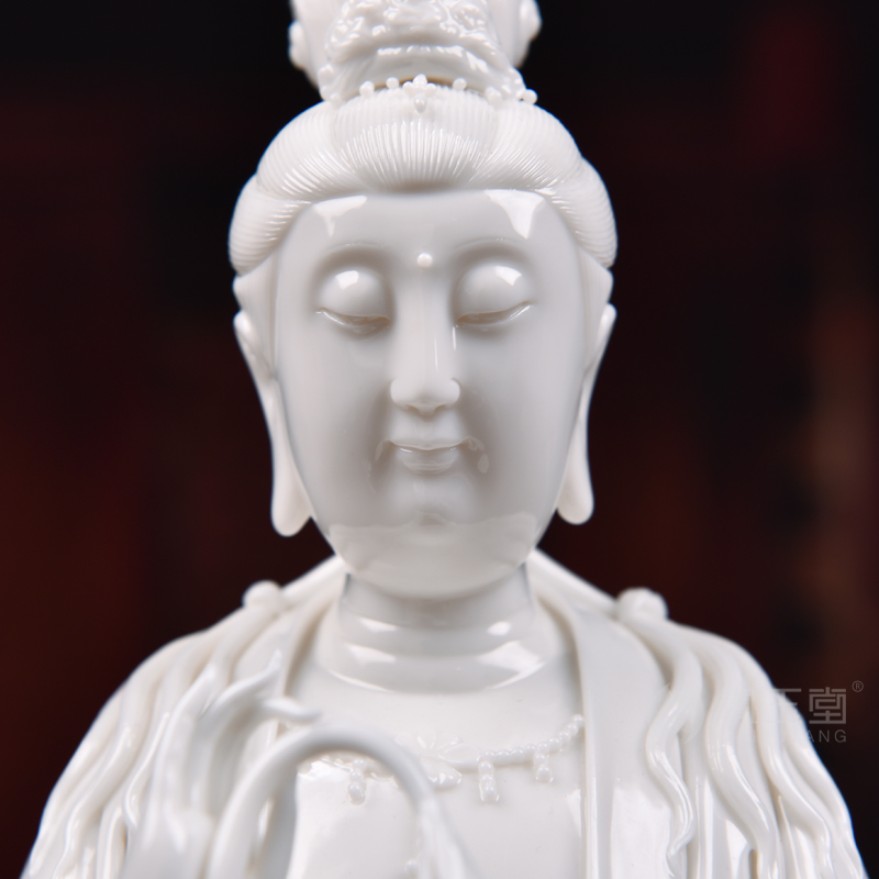 Dehua white porcelain production is pulled from the shelves 】 【 Tang Yunyang guanyin