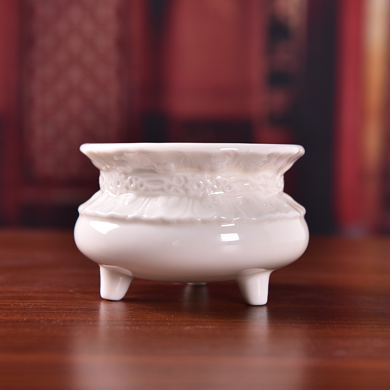 Yutang dai ceramic incense buner for buddhist indoor consecrate Buddha with supplies joss stick'm burning incense incense furnishing articles