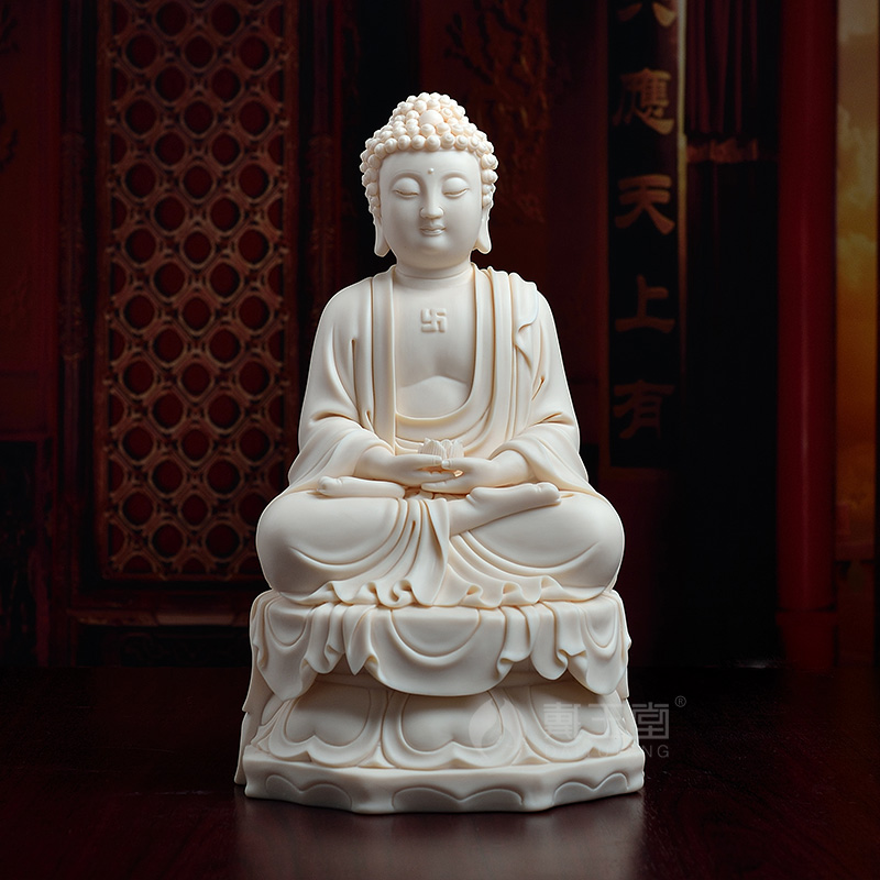 Yutang dai ceramic guanyin trend to tome, amitabha Buddha worship that occupy the home furnishing articles/12 inches west three holy