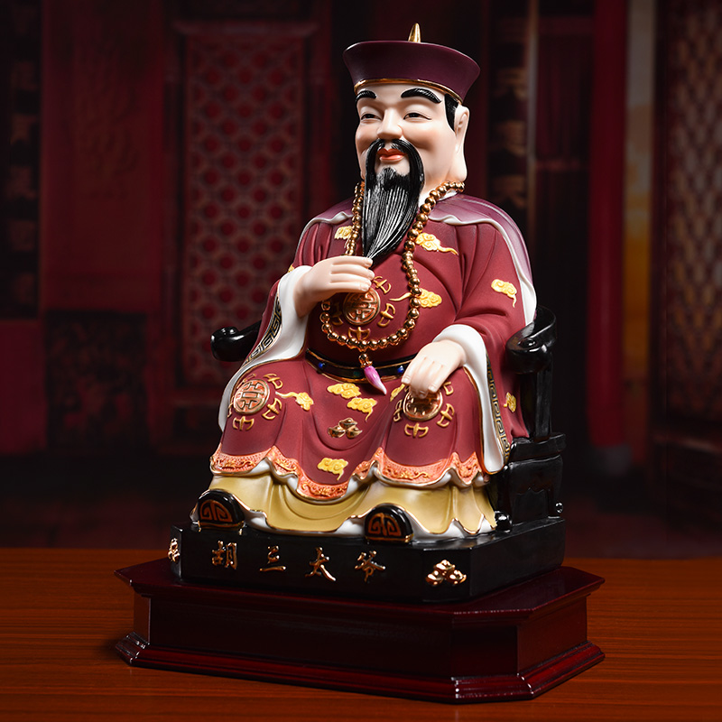 Yutang dai ceramic statues of four families for our fairy three great grandfather hu hu too milk/D08-18