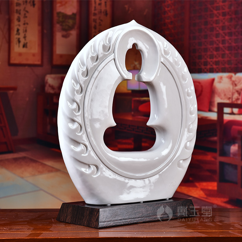 Yutang dai dehua ceramic home furnishing articles zen Buddha its art handicraft collection/not me