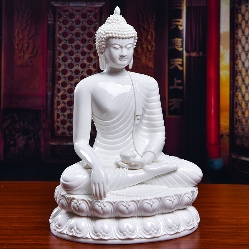 Yutang dai furnishing articles of handicraft ceramic figure of Buddha shakyamuni Buddha maitreya bodhisattva manjusri bodhisattva/D01-518