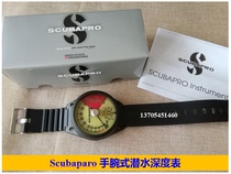 SCUBAPRO wristband depth table Water depth deep Hand-held diving instrument Diving equipment Single table