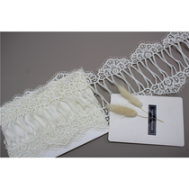 South Korean order outlet Deep rice white hollowed-out X fine water soluble embroidery lace lace DIY handmade clothing accessories