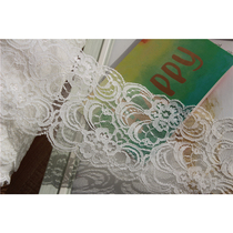 This white elastic day single outlet lace lace lace DIY handmade BJD one-piece dress Loretta foreign dress Skirt Accessories