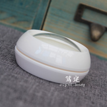 Imported round translucent face Frost box powder box with gasket DIY travel portable distribution Noble luxury luxury