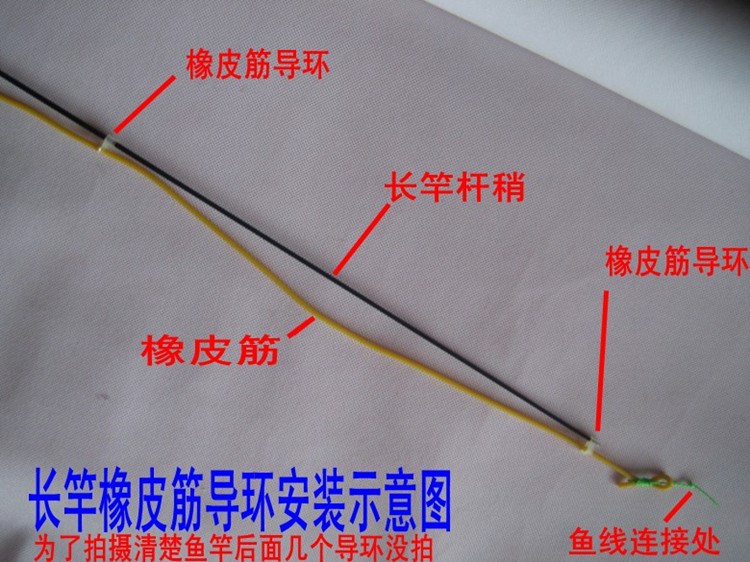 进口钓鱼实心橡皮筋失手绳直径可选钓大鱼专用 按米卖