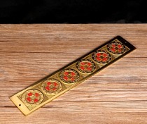 Feng Shui Tong copper coin foot gate town house to attract money good and bad Six Emperor coins pure copper six Emperor ruler ornaments