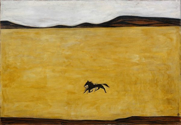 常玉油画马手绘复制品 现代中式动物装饰画 书房娱乐场所挂画