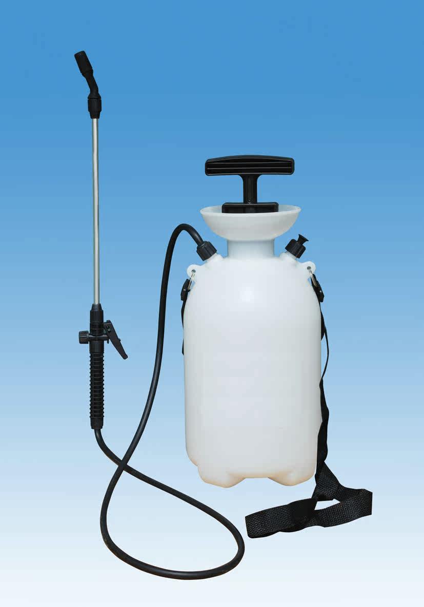 厂家直销 5l农药喷雾器喷雾壶喷桶浇水果园,农田农药喷洒 白色