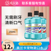Pet dog mouthwash Teddy to remove bad breath and Tartar mouth stinky cat oral cleaning products dog cat tooth cleaning liquid