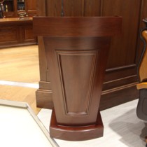 High-end Paint Solid Wood Podium Lectern Lectern Table table Chair Taihu Peach Wood Office Furniture Teacher Desk