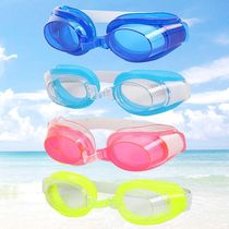 (NOSE CLIP EARPLUGS) Swimming glasses for men and women Adult children swimming goggles high-definition waterproof anti-foggy eye swimming goggles