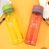 Lock lock lock Korean water cup Large capacity plastic handy cup Mens and womens sports portable leak-proof kettle with filter