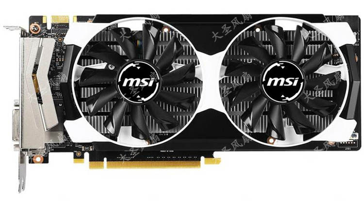 全新原装微星gtx950/960/970显卡风扇 pld10010s12hh 4线温控