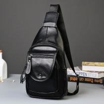 2021 New trend mens bag mens chest bag Korean sports leisure bag shoulder crossbody backpack riding bag back