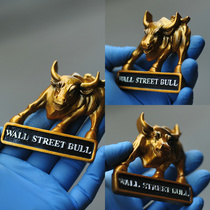 Wall Street New York Boston Las Vegas Resin creative refrigerator sticker USA text map NEW