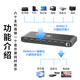 Ayin HDMI 분할 스크린 장치 4K 고화질 6- 인 아웃 디스플레이 화면 분할 스위치 멀티 카스케이드 원격 제어 버튼 Ayin HDMI 분할 스크린 장치 4K 고화질 6- 인 아웃 디스플레이 화면 분할 스위치 멀티 카스케이드 원격 제어 버튼