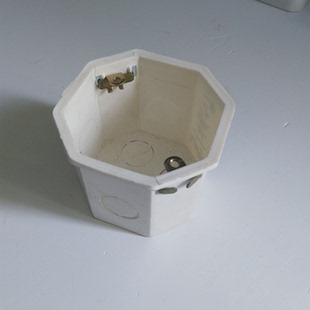 八角pvc新款暗装接塑料八角底盒 灯头盒 八角线盒