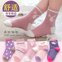 Girls socks spring and autumn thin children Spring Summer cotton cotton socks cotton baby socks girl princess socks tide