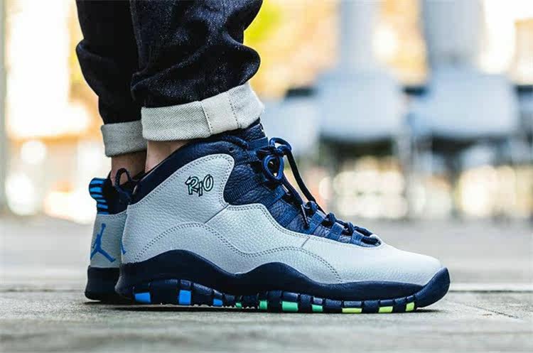 nike air jordan 10 rio aj10 乔10里约狼灰 310805-019