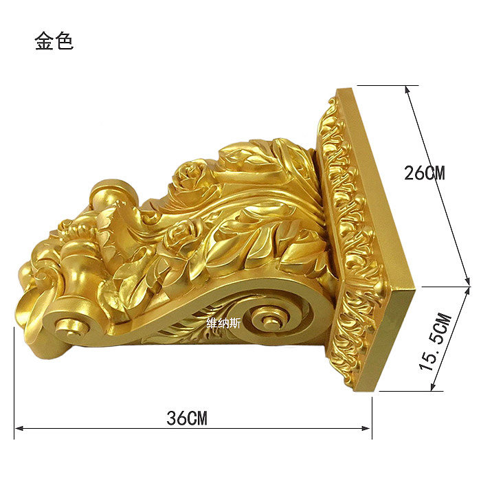 european style pu corbel ceiling decoration passway decoration carved trunk imitation pl line roman column head decoration material
