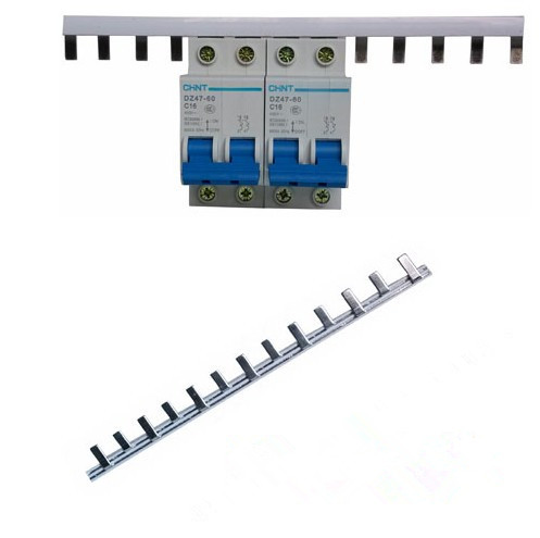 索迪sodd电气汇流排c45/dz47断路器火线连接排pt125-2p40a 36mm