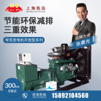 300kw Shanghai Kepp KP350 diesel generator set automatic hotel Hospital shopping mall spare building quark