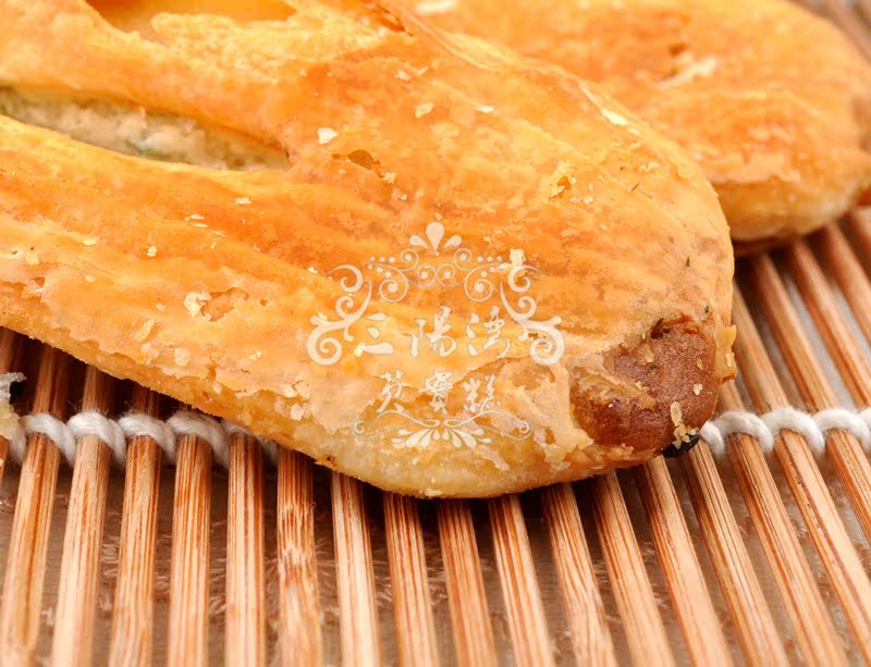 朱家角土特产袜底酥饼周庄同里香葱椒盐特色咸味正宗小吃零食