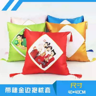 Wholesale thermal transfer consumables Blank color with spike pillow Thermal transfer pillow cover Blank pillow pillowcase Wholesale