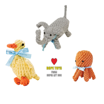 OOPS home pet dog knot toy bite-resistant cotton rope toy pure cotton tooth cleaning non-toxic and tasteless