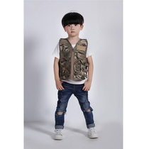 Children Outdoor Tactical Protection Vest Kids Versatile men and women Combat waistcoat Nursery Stage Performance Apparel