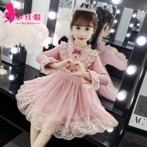 3 girls long sleeve spring dress new 4 girls 5 foreign style 6 years old spring dress 8 Spring and Autumn princess dress children skirt 7