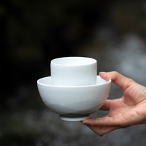 Shanshui Yuanshan hand-painted tableware Jingdezhen handmade ceramic rice bowl water Cup dinner plate home Universal New Chinese style