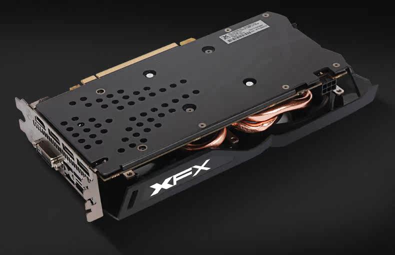 松明xfx讯景rx470 4g 256bit 黑狼vr游戏显卡非公版甩gtx970