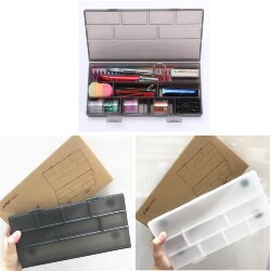 Frosted makeup artist Xiaobei recommends professional storage box organizer makeup box comb clip clip