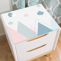 Simple modern bedside table cloth waterproof disposable table mat shoe cabinet Cabinet cushion soft PVC glass small tablecloth