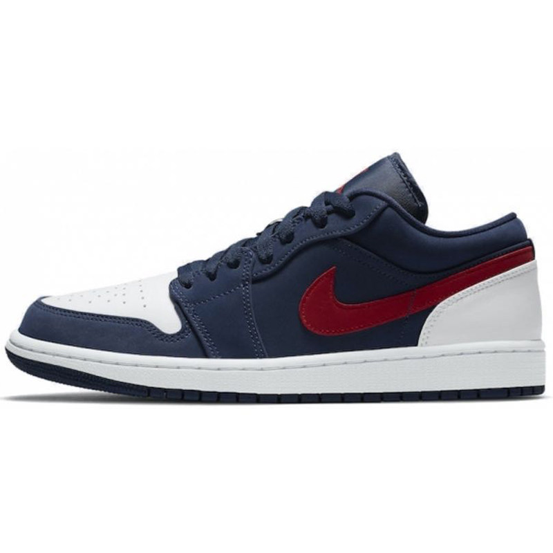 airjordan1aj1low休闲篮球鞋蓝红爱国者低帮cz8454400