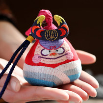 Hand embroidered DIY materials Bull Year Zodiac Pendant Car Hang Transshipment Safe and Fragrant Sack Pendant Bull turns dry Kun