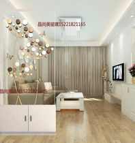 Art Glass Partition Drawing Room Frosted Euphotic Screen Toilet Dry And Wet Separation Modern Minima Dandelion