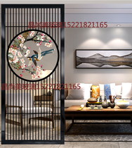 Introductory Decoration New Chinese Creative Glass Minimalist Modern Living Room Bedroom Fashion Screen Partition Wall Shoe Cabinet Xuanguan